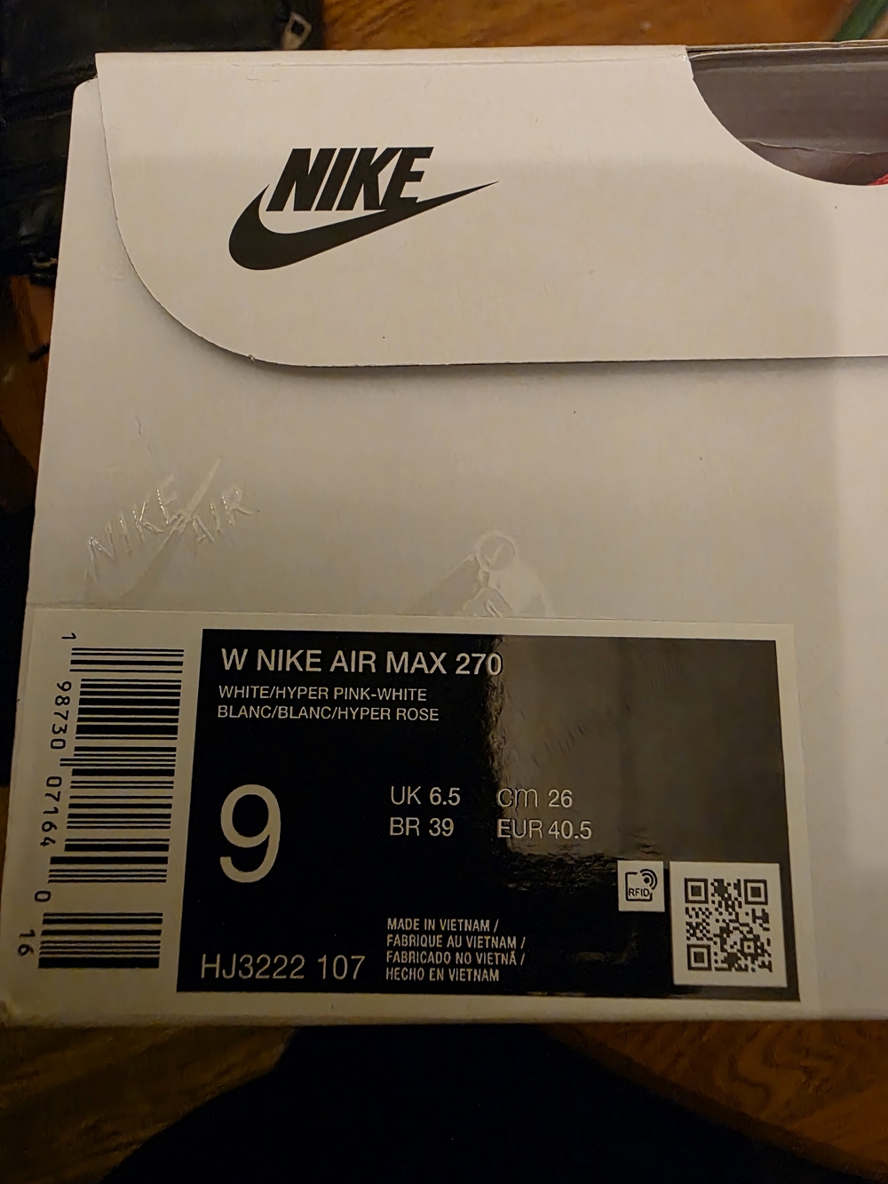 Womens Brand New Nike Air Max 270